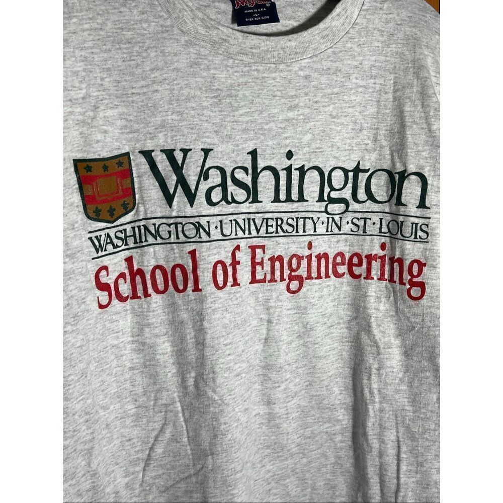Vintage 90s Jansport Washington University Engineering Tee View 2